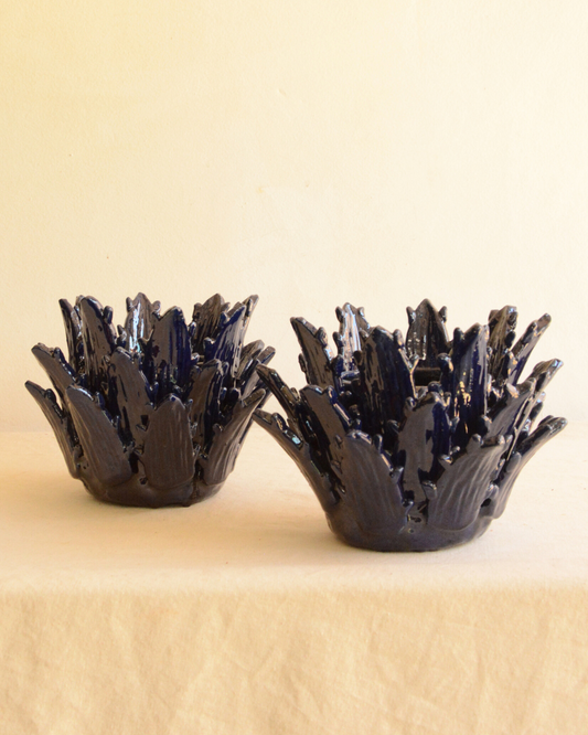 Set de porta velas copete